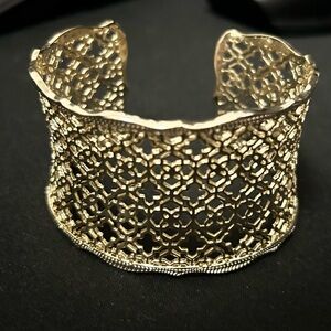 Kendra Scott Gold Candice Filigree Bracelet Cuff